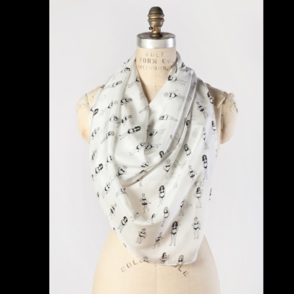 100% Silk Artist Scarf